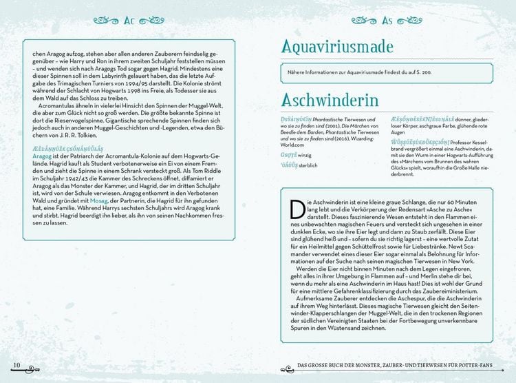 Produktbild: Das gro&szlig;e Buch der Monster, Zauber- und Tierwesen f&uuml;r Potter-Fans