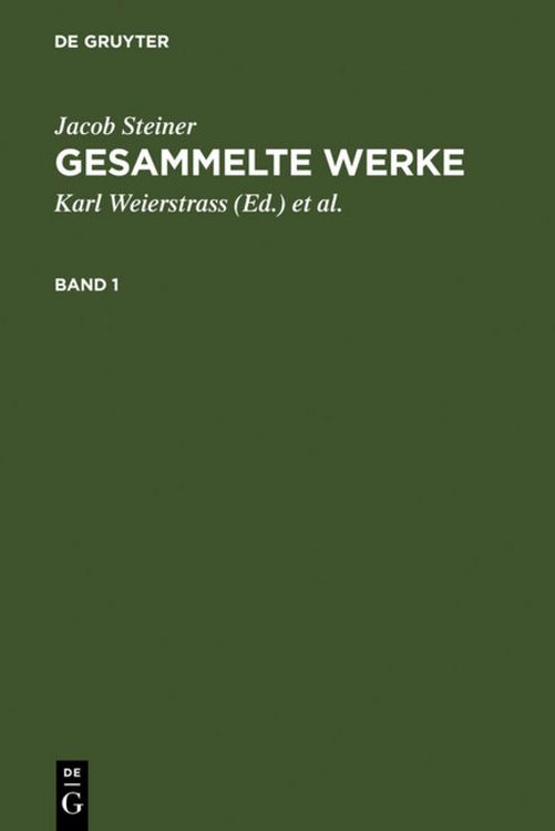 Produktbild: Gesammelte Werke. Band 1