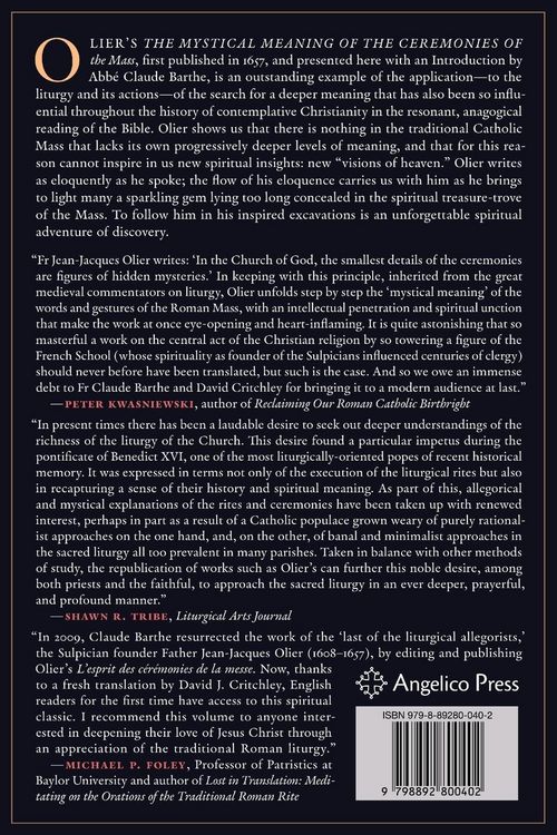 Produktbild: The Mystical Meaning of the Ceremonies of the Mass