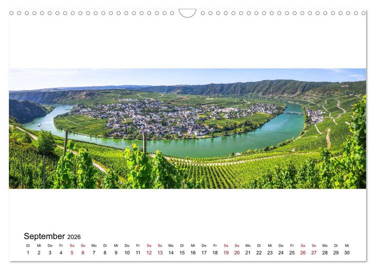 Produktbild: Mosel im Panorama (Wandkalender 2026 DIN A3 quer), CALVENDO Monatskalender