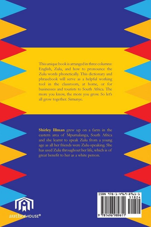Produktbild: Illman's English / Zulu Dictionary and Phrase Book