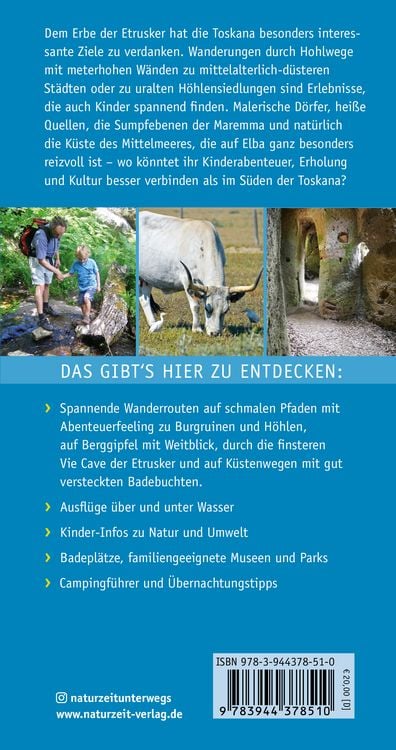 Produktbild: Naturzeit mit Kindern: S&uuml;dtoskana und Elba