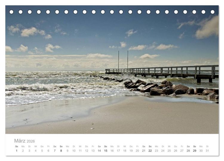 Produktbild: Gr&ouml;mitz - Ostseebad an der Sonnenseite (Tischkalender 2026 DIN A5 quer), CALVENDO Monatskalender