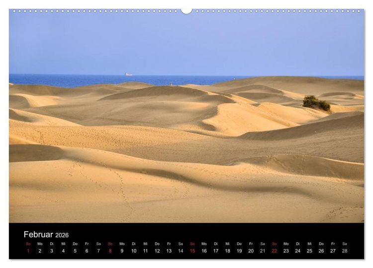 Produktbild: GRAN CANARIA/D&uuml;nen von Maspalomas (Wandkalender 2026 DIN A2 quer), CALVENDO Monatskalender