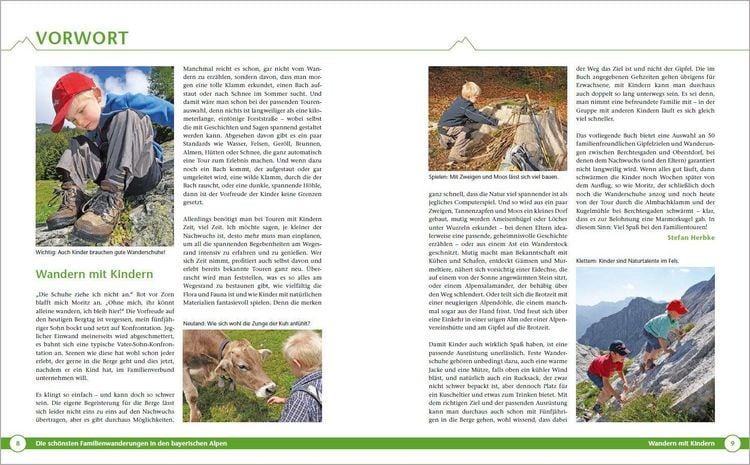 Produktbild: Die sch&ouml;nsten Familienwanderungen in den bayerischen Alpen. 50 Bergtouren von Berchtesgaden bis F&uuml;ssen