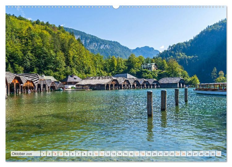 Produktbild: Berchtesgadener Land - Welt der Berge und Seen (Wandkalender 2026 DIN A2 quer), CALVENDO Monatskalender