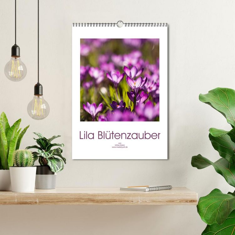 Produktbild: Lila Bl&uuml;tenzauber (Wandkalender 2026 DIN A3 hoch), CALVENDO Monatskalender