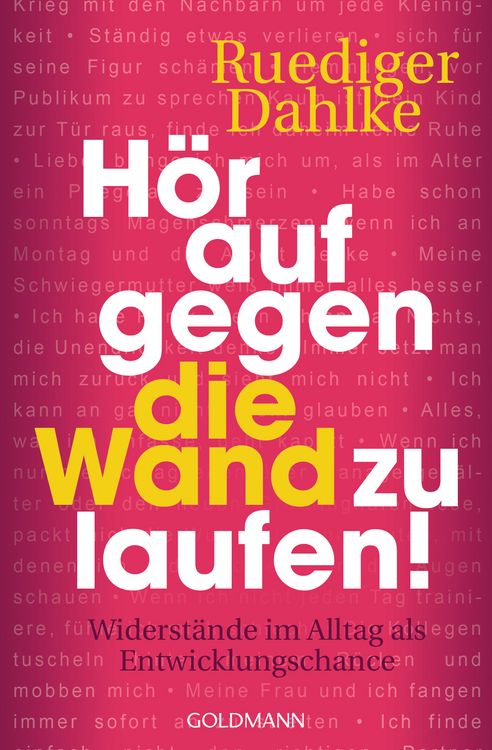 Produktbild: H&ouml;r auf gegen die Wand zu laufen!
