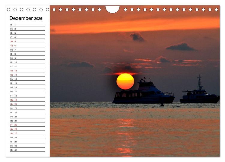 Produktbild: So sch&ouml;n sind die Malediven (Wandkalender 2026 DIN A4 quer), CALVENDO Monatskalender