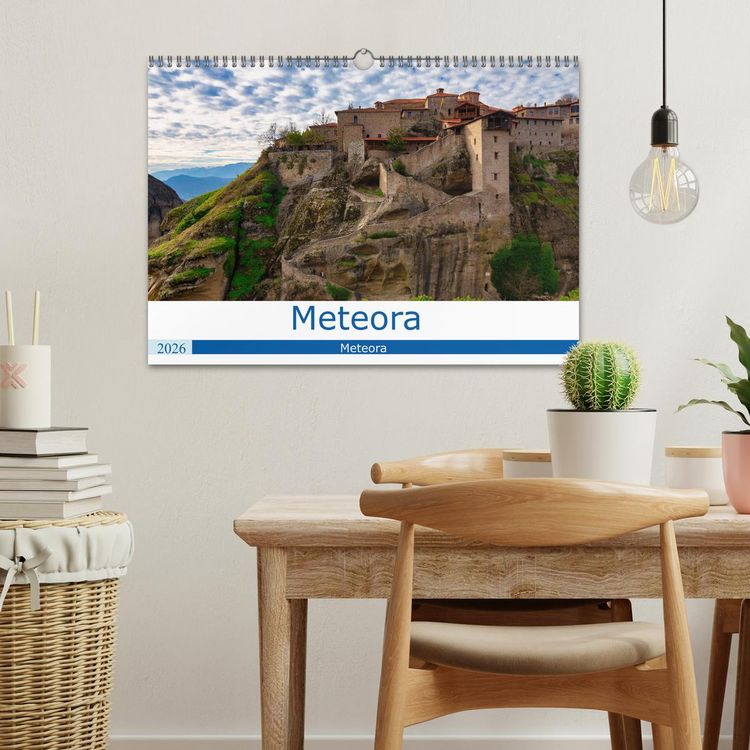 Produktbild: Meteora - Dem Himmel so nah (Wandkalender 2026 DIN A3 quer), CALVENDO Monatskalender