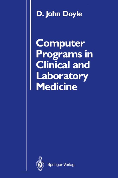 Produktbild: Computer Programs in Clinical and Laboratory Medicine