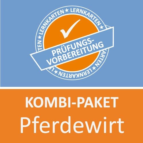 Produktbild: Kombi-Paket Pferdewirt Lernkarten