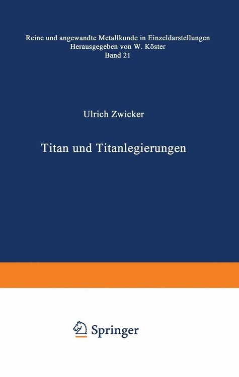 Produktbild: Titan und Titanlegierungen