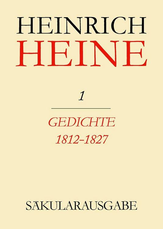 Produktbild: Gedichte 1812-1827