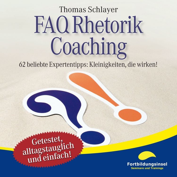 Produktbild: FAQ Rhetorik Coaching