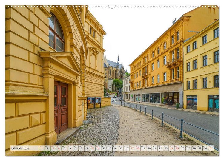 Produktbild: Altenburg Impressionen (hochwertiger Premium Wandkalender 2026 DIN A2 quer), Kunstdruck in Hochglanz