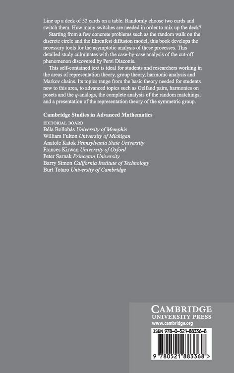 Produktbild: Harmonic Analysis on Finite Groups