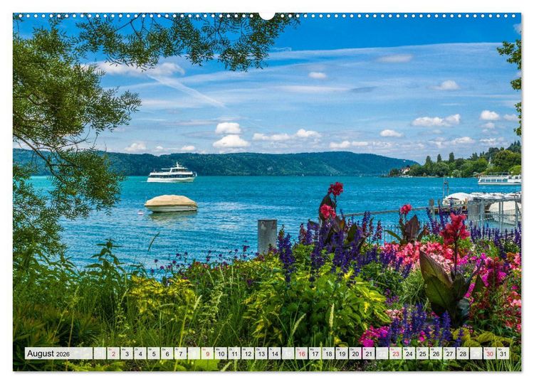 Produktbild: Auszeit Bodensee (hochwertiger Premium Wandkalender 2026 DIN A2 quer), Kunstdruck in Hochglanz