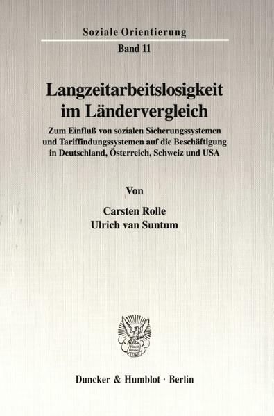 Produktbild: Langzeitarbeitslosigkeit im L&auml;ndervergleich.