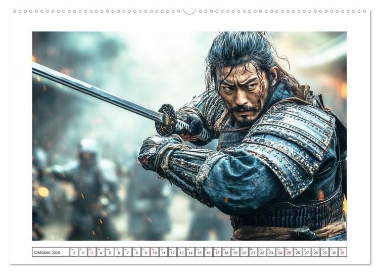 Produktbild: Mein Samurai (Wandkalender 2026 DIN A2 quer), CALVENDO Monatskalender