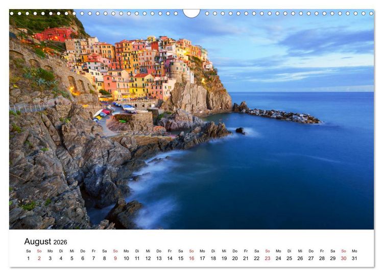 Produktbild: Landschaften vom Licht gek&uuml;&szlig;t (Wandkalender 2026 DIN A3 quer), CALVENDO Monatskalender