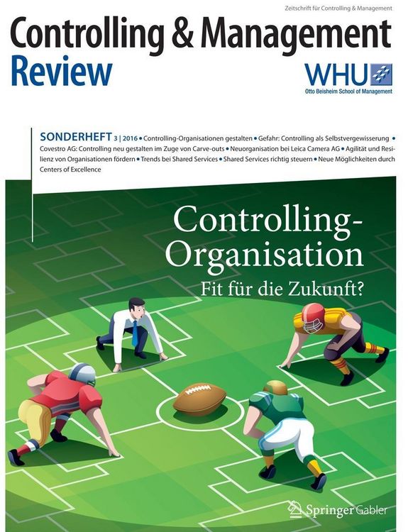 Produktbild: Controlling & Management Review Sonderheft 3-2016