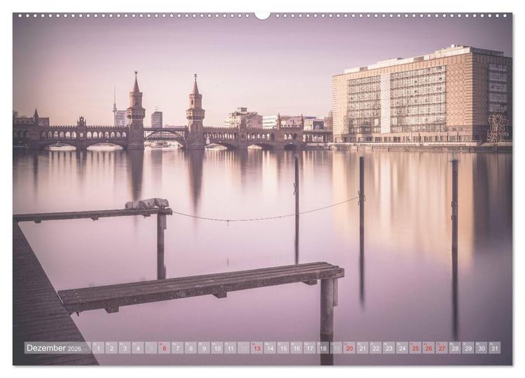 Produktbild: Berlin Citylights (Wandkalender 2026 DIN A2 quer), CALVENDO Monatskalender