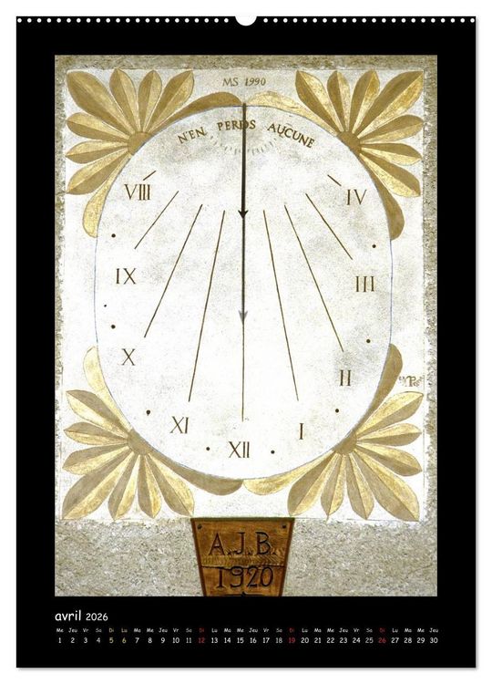 Produktbild: La vall&eacute;e de la Clar&eacute;e Hautes-Alpes (Calendrier mural 2026 DIN A2 horizontal) calendrier de bureau