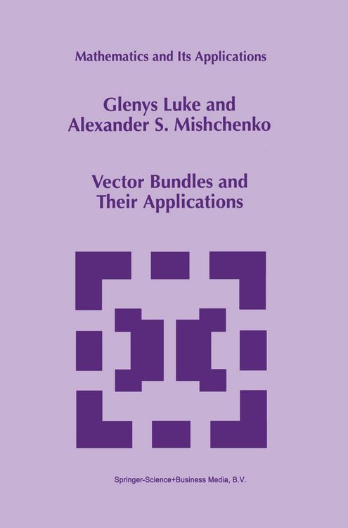 Produktbild: Vector Bundles and Their Applications
