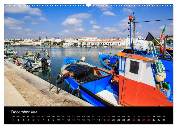 Produktbild: Algarve - the gold coast of Portugal (High Quality Premium Wall Calendar 2026 DIN A2 landscape),CALVENDO 12 Month Wall Calendar
