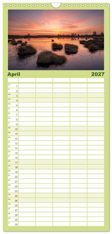 Produktbild: Familienplaner 2027 - Heimat Entdecken - Eifel mit 5 Spalten (Wandkalender, 21 x 45 cm) CALVENDO