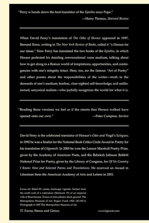 Produktbild: The Epistles of Horace