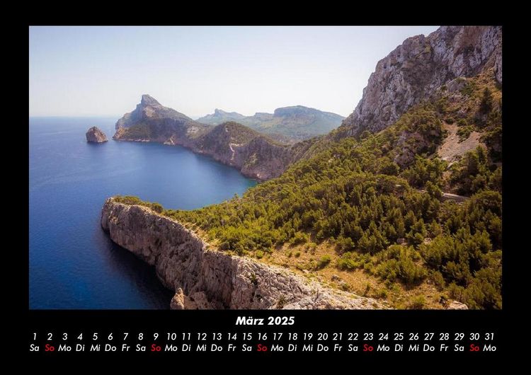 Produktbild: Landschaftskalender 2025 Fotokalender DIN A3