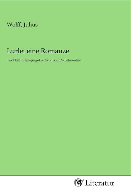 Produktbild: Lurlei eine Romanze