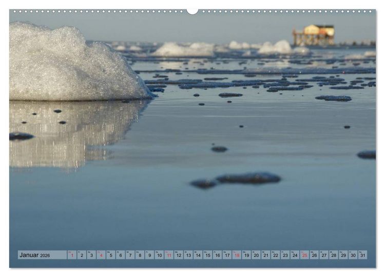 Produktbild: ST. PETER-ORDING PURistisch (hochwertiger Premium Wandkalender 2026 DIN A2 quer), Kunstdruck in Hochglanz