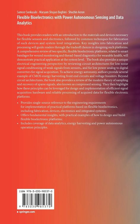 Produktbild: Flexible Bioelectronics with Power Autonomous Sensing and Data Analytics