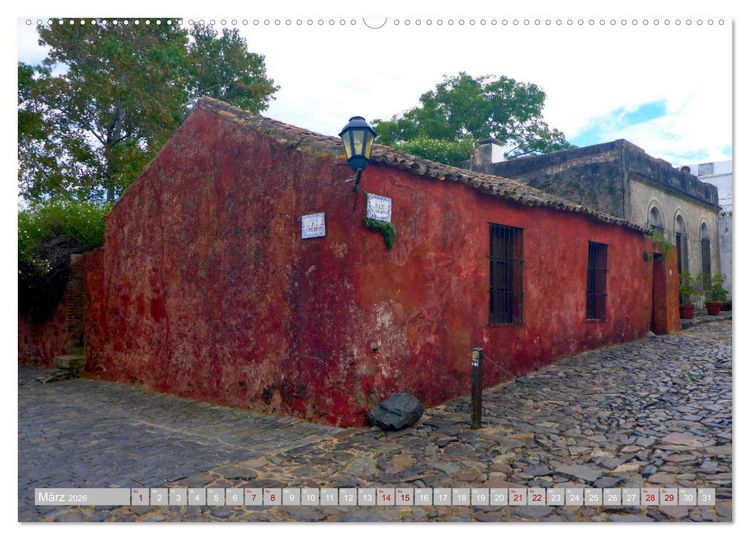 Produktbild: Uruguay - Bienvenido al R&iacute;o de la Plata (hochwertiger Premium Wandkalender 2026 DIN A2 quer), Kunstdruck in Hochglanz