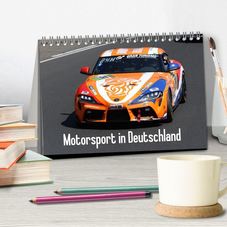 Produktbild: Motorsport in Deutschland (Tischkalender 2026 DIN A5 quer), CALVENDO Monatskalender