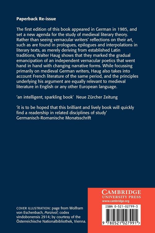 Produktbild: Vernacular Literary Theory in the Middle Ages