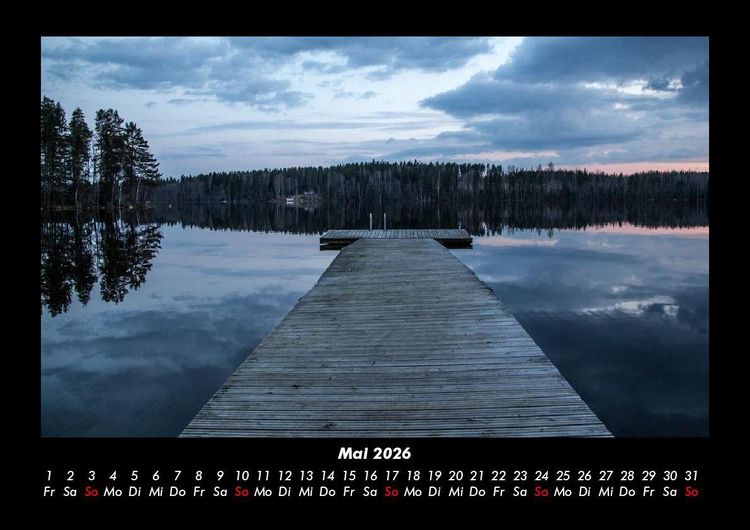 Produktbild: Die Seen der Erde 2026 Fotokalender DIN A3