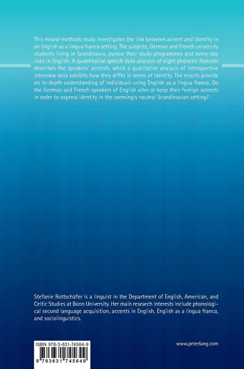 Produktbild: Accent and Identity in Learner Varieties of English