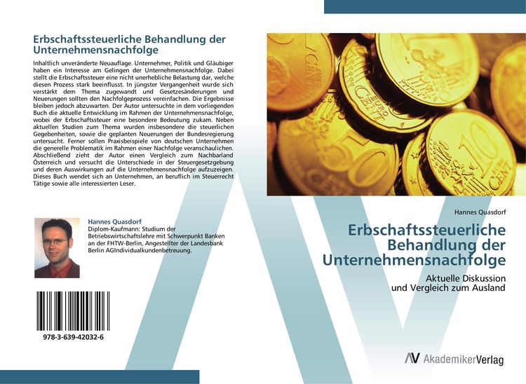 Produktbild: Erbschaftssteuerliche Behandlung der Unternehmensnachfolge