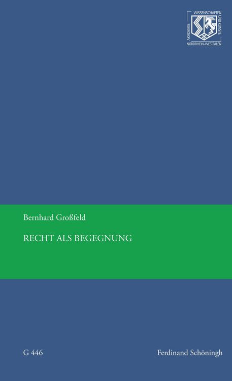 Produktbild: Recht als Begegnung