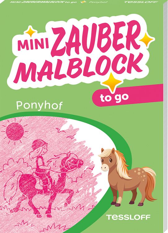 Produktbild: Mini Zaubermalblock to go. Ponyhof