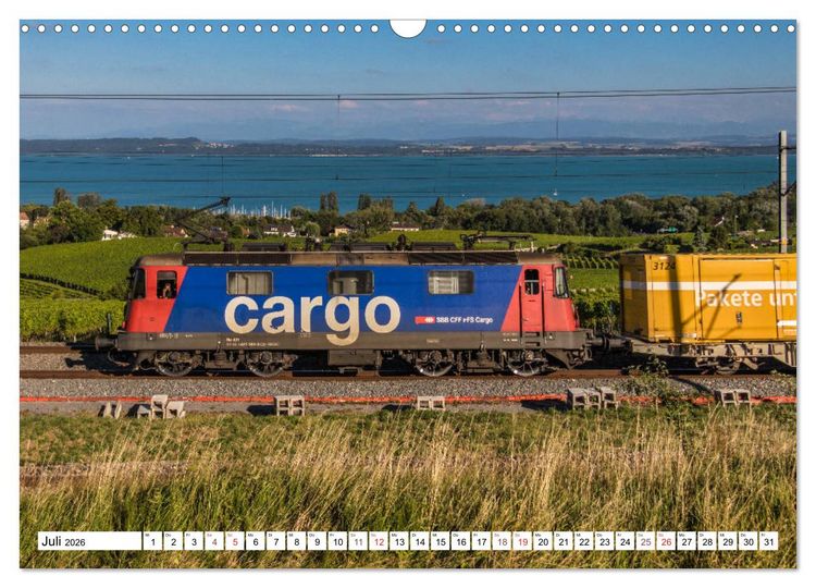 Produktbild: F&uuml;r G&uuml;ter die Bahn (Wandkalender 2026 DIN A3 quer), CALVENDO Monatskalender