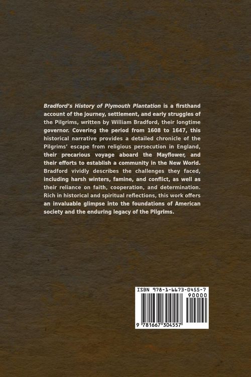 Produktbild: Bradford's History of Plymouth Plantation