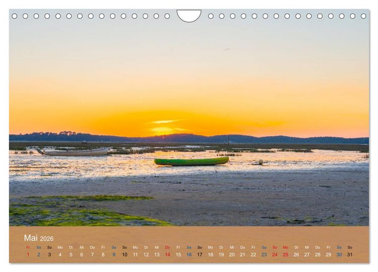 Produktbild: Die Bretagne - Sonne und das Meer (Wandkalender 2026 DIN A4 quer), CALVENDO Monatskalender