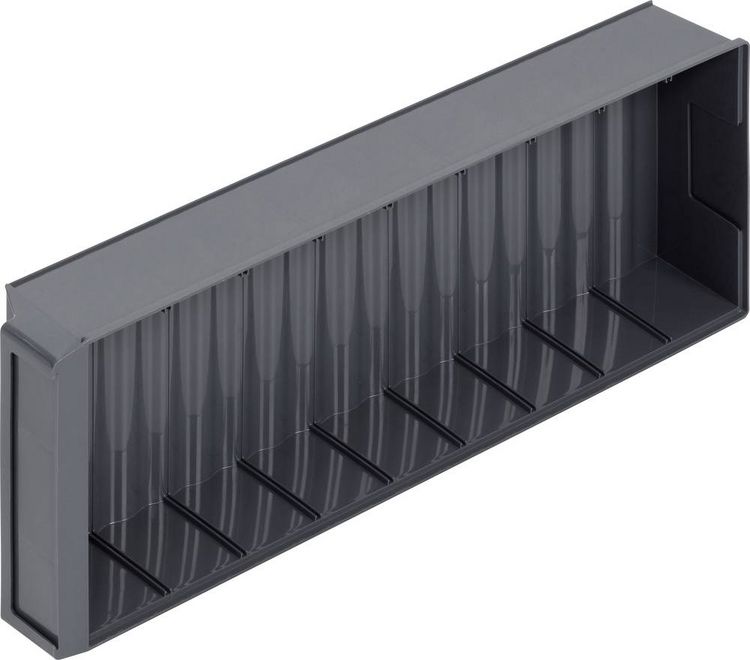Produktbild: Alutec 66032 Sichtlagerkasten (L x B x H) 500 x 183 x 81mm Dunkelgrau 1St.