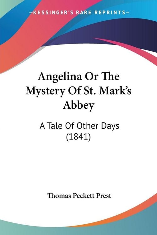 Produktbild: Angelina Or The Mystery Of St. Mark's Abbey