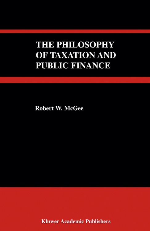 Produktbild: The Philosophy of Taxation and Public Finance